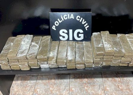 Nova Andradina - SIG prende dupla de SP que entregaria carga de maconha na cidade