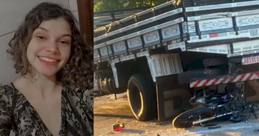 Jovem morre ao colidir motocicleta na traseira de caminhonete F-4000 em Glória de Dourados
