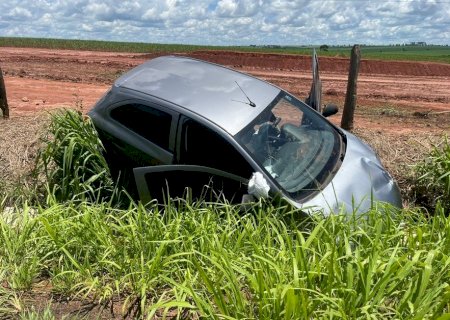 Acidente na MS-134 mobiliza Corpo de Bombeiros e PMR