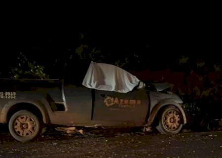 Nova Andradina - Grave acidente na MS-134 deixa uma vítima fatal e três pessoas feridas
