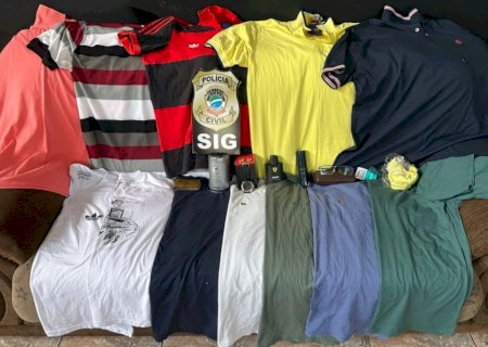 Polícia Civil prende em flagrante autor de furto em residência reincidente em Nova Andradina