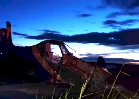 Avião agrícola com piloto do MS, cai após colidir em fiação elétrica no Oeste da Bahia