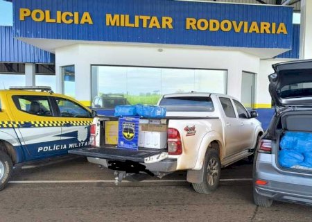 Angélica - PMR apreende mercadorias de descaminho avaliadas em maís de R$ 300.000