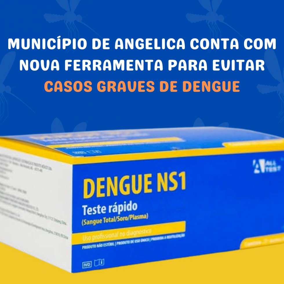 Município de Angélica conta com nova ferramenta para evitar casos grave de dengue