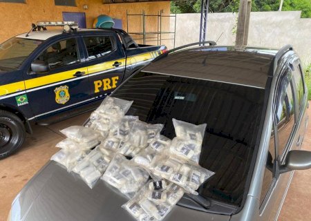 PRF apreende 14,3 Kg de haxixe em nova Andradina