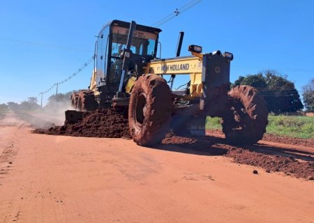 Angélica - Prefeitura municipal intensifica recuperação das estradas rurais