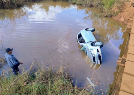 Nova Andradina - Acidente na MS 141 deixa duas vítimas fatais na próxima a ponte do Rio Ivinhema