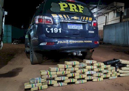 PRF apreende 47 Kg de cocaína e maconha