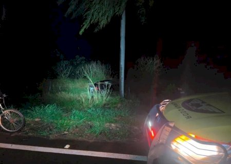 Capotamento na MS-145 entre Ipezal e Deodápolis deixa uma vítima ferida
