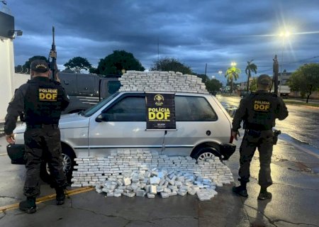 DOF prende homem com 166 quilos de droga em Naviraí