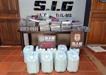 SIG apreende cerca de 200 kg de cocaína em residência