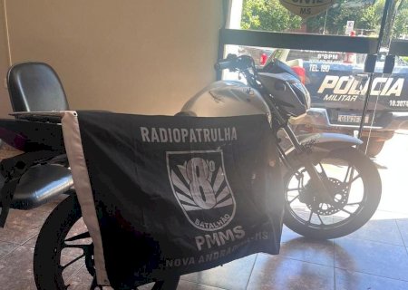 Nova Andradina - Polícia Militar recupera moto furtada e prende receptador
