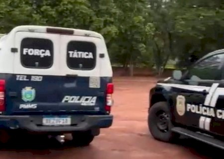 Ação conjunta das Polícias Civil e Militar cumpre 12 mandados de busca e preensão em Nova Andradina e prende suspeito por tráfico de drogas