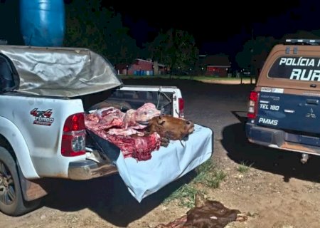 Patrulha Rural prende homem por abigeato e posse ilegal de arma de fogo na MS-338
