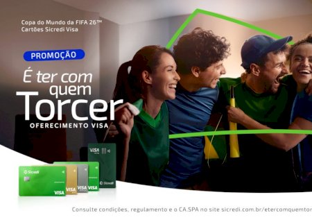Promoção “É ter com quem torcer”, de Sicredi e Visa, ganha força na reta para a Copa do Mundo da FIFA™ com prêmios de até R$ 10 mil