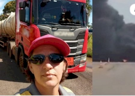 Caminhoneira morre em grave acidente envolvendo três carretas na BR -070