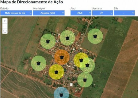 Angélica atualiza mapa de monitoramento do Aedes aegypti e reforça ações do combate ao mosquito