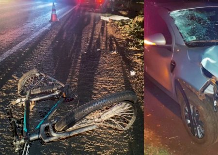 Tragédia na BR-376: Jovem ciclista morre atropelado por veículo entre Fátima do Sul e Dourados