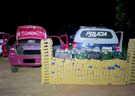 PM apreende mais de 608 kg de drogas e prende suspeito em Deodápolis